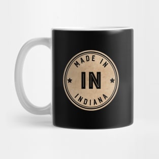 Made In Indiana IN State USA Mug